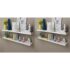vidaXL Wall Shelves 4 pcs White 120 cm