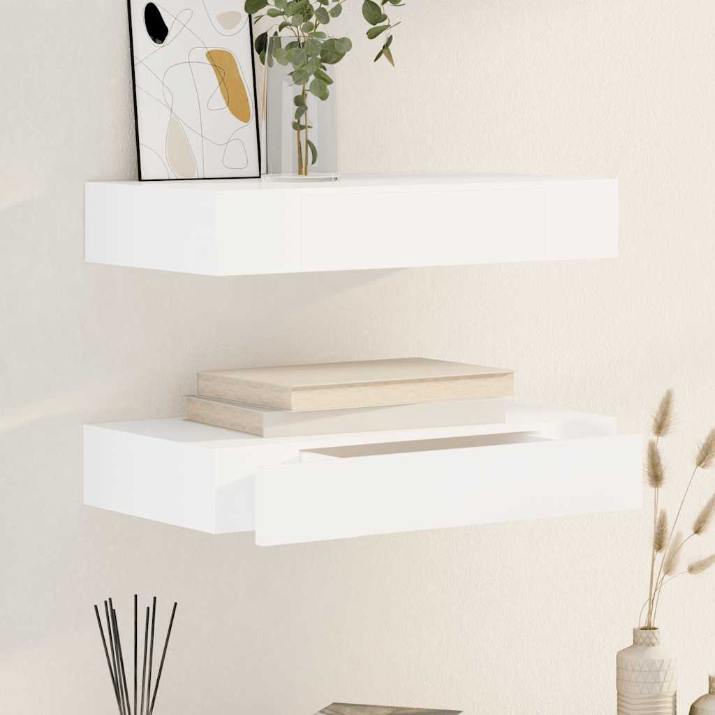 8718475797807_m_en_hd_1 vidaXL Floating Wall Shelves with Drawers 2 pcs White 48 cm - Image 1