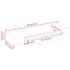 vidaXL Floating Wall Shelves with Drawers 2 pcs White 80 cm - Image 9