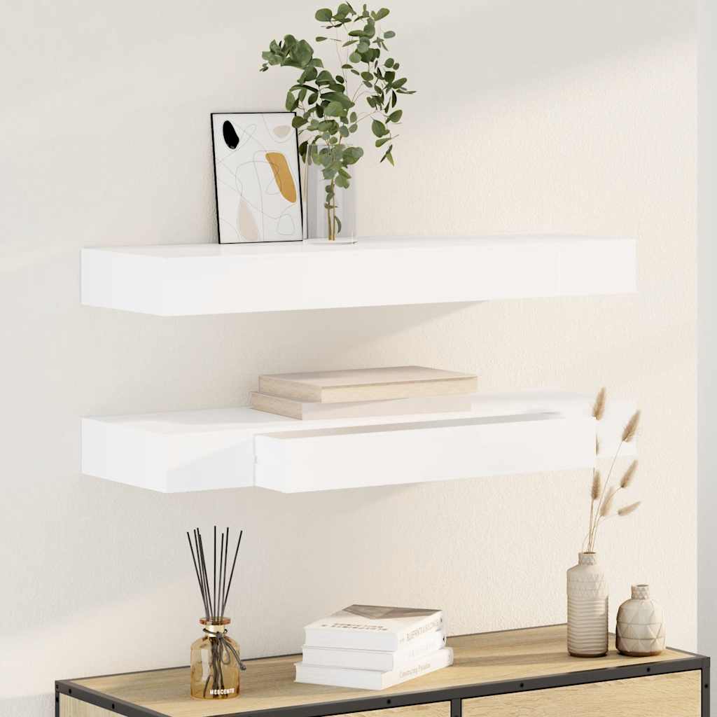 8718475797814_m_en_hd_1 vidaXL Floating Wall Shelves with Drawers 2 pcs White 80 cm - Image 1