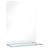 vidaXL Wall Mirror with Shelf 40x60 cm Tempered Glass - Image 2