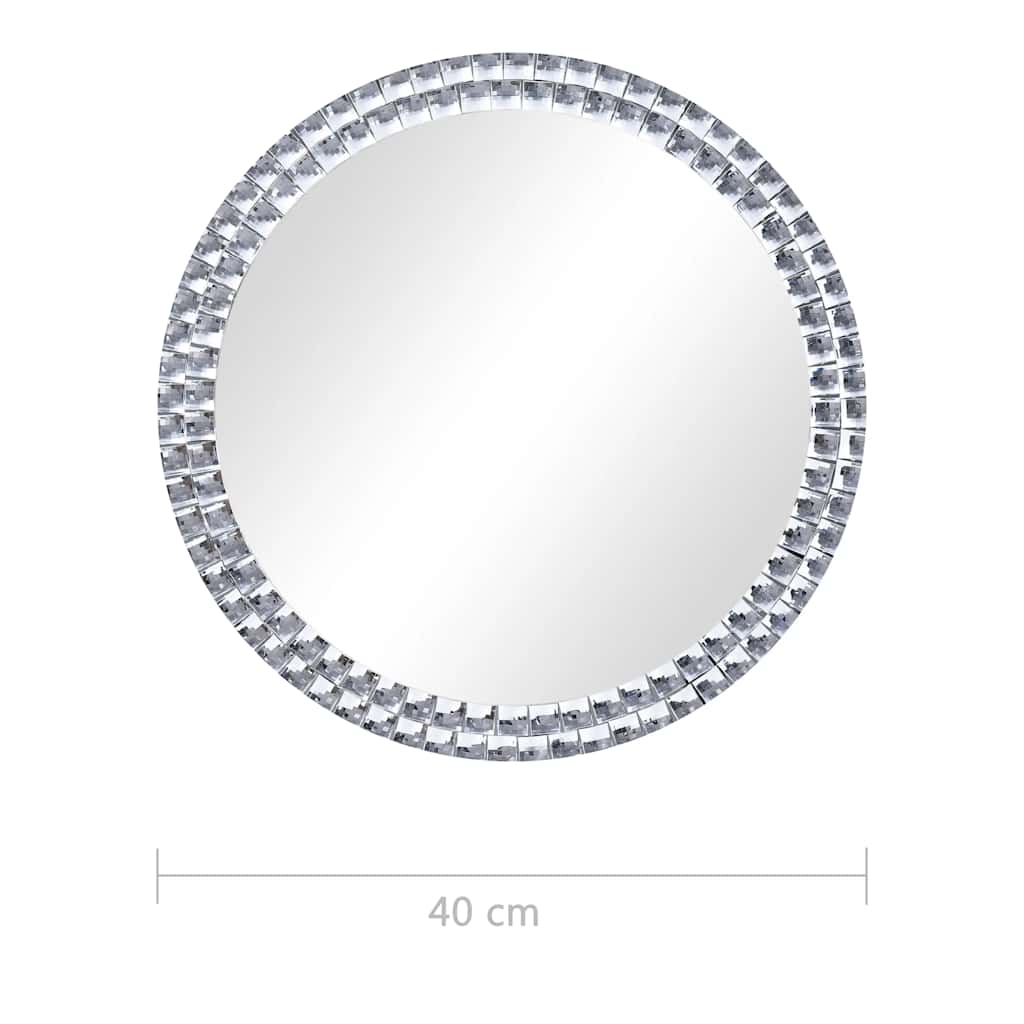 8718475798088_g_en_hd_3 vidaXL Wall Mirror 40 cm Tempered Glass - Image 5