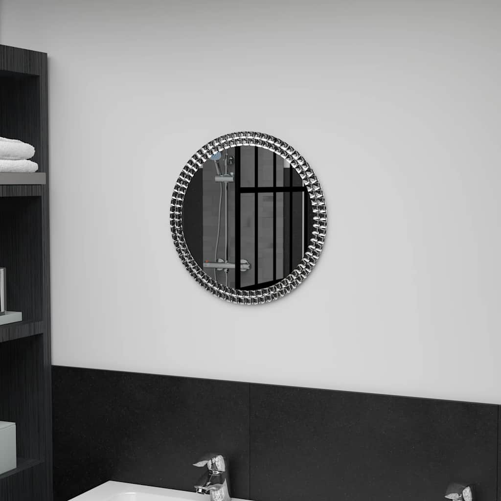 8718475798088_m_en_hd_1 vidaXL Wall Mirror 40 cm Tempered Glass - Image 1