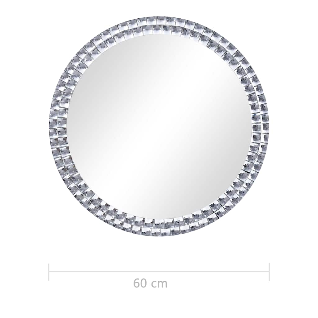 8718475798101_g_en_hd_3 vidaXL Wall Mirror 60 cm Tempered Glass - Image 5