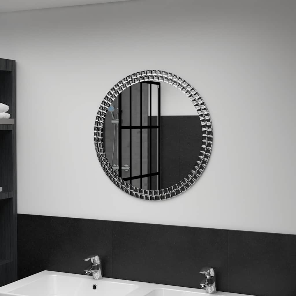 8718475798101_m_en_hd_1 vidaXL Wall Mirror 60 cm Tempered Glass - Image 1