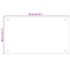 vidaXL Kitchen Backsplash Transparent 70x40 cm Tempered Glass - Image 10