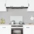 vidaXL Kitchen Backsplash Transparent 70x40 cm Tempered Glass