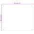 vidaXL Kitchen Backsplash Transparent 70x60 cm Tempered Glass - Image 10