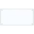 vidaXL Kitchen Backsplash Transparent 80x40 cm Tempered Glass - Image 2