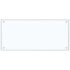 vidaXL Kitchen Backsplash Transparent 90x40 cm Tempered Glass - Image 2