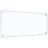 vidaXL Kitchen Backsplash Transparent 90x40 cm Tempered Glass - Image 5
