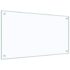vidaXL Kitchen Backsplash Transparent 90x50 cm Tempered Glass - Image 5