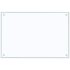 vidaXL Kitchen Backsplash Transparent 90x60 cm Tempered Glass - Image 2