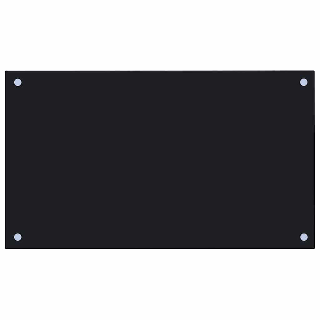 8718475798422_a_en_hd_1 vidaXL Kitchen Backsplash Black 70x40 cm Tempered Glass - Image 2