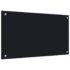 vidaXL Kitchen Backsplash Black 70x40 cm Tempered Glass - Image 5