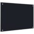 vidaXL Kitchen Backsplash Black 70x50 cm Tempered Glass - Image 5