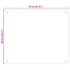 vidaXL Kitchen Backsplash Black 70x60 cm Tempered Glass - Image 10