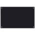 vidaXL Kitchen Backsplash Black 80x50 cm Tempered Glass - Image 2