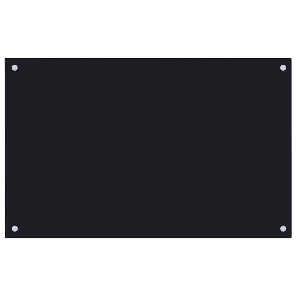 8718475798460_a_en_hd_1 vidaXL Kitchen Backsplash Black 80x50 cm Tempered Glass - Image 2
