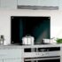 vidaXL Kitchen Backsplash Black 80x50 cm Tempered Glass - Image 3