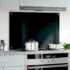 vidaXL Kitchen Backsplash Black 90x60 cm Tempered Glass - Image 3