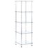 vidaXL 5-Tier Shelf Transparent 40x40x130 cm Tempered Glass