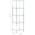 vidaXL 5-Tier Shelf Transparent 40x40x130 cm Tempered Glass - Image 6
