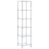 vidaXL 6-Tier Shelf Transparent 40x40x160 cm Tempered Glass