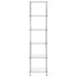 vidaXL 6-Tier Shelf Transparent 40x40x160 cm Tempered Glass - Image 2