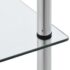 vidaXL 6-Tier Shelf Transparent 40x40x160 cm Tempered Glass - Image 5