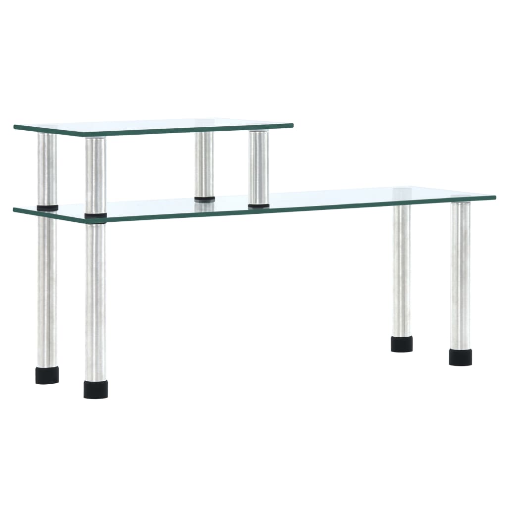 8718475798842_a_en_hd_1 vidaXL Kitchen Shelf Transparent 45x16x26 cm Tempered Glass - Image 1