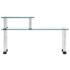 vidaXL Kitchen Shelf Transparent 45x16x26 cm Tempered Glass - Image 2