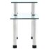 vidaXL Kitchen Shelf Transparent 45x16x26 cm Tempered Glass - Image 3