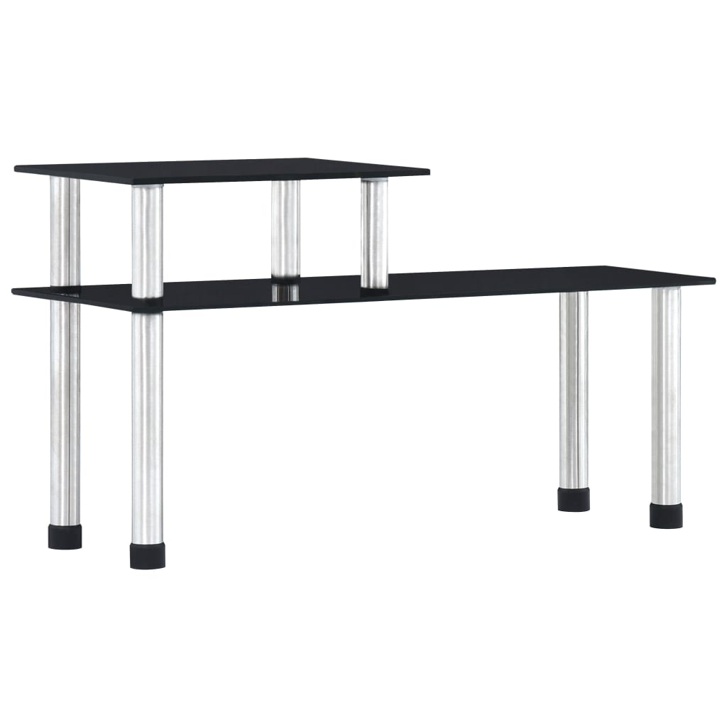 8718475798859_a_en_hd_1 vidaXL Kitchen Shelf Black 45x16x26 cm Tempered Glass - Image 1