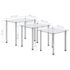 vidaXL Nesting Tables 3 pcs Transparent Tempered Glass - Image 10