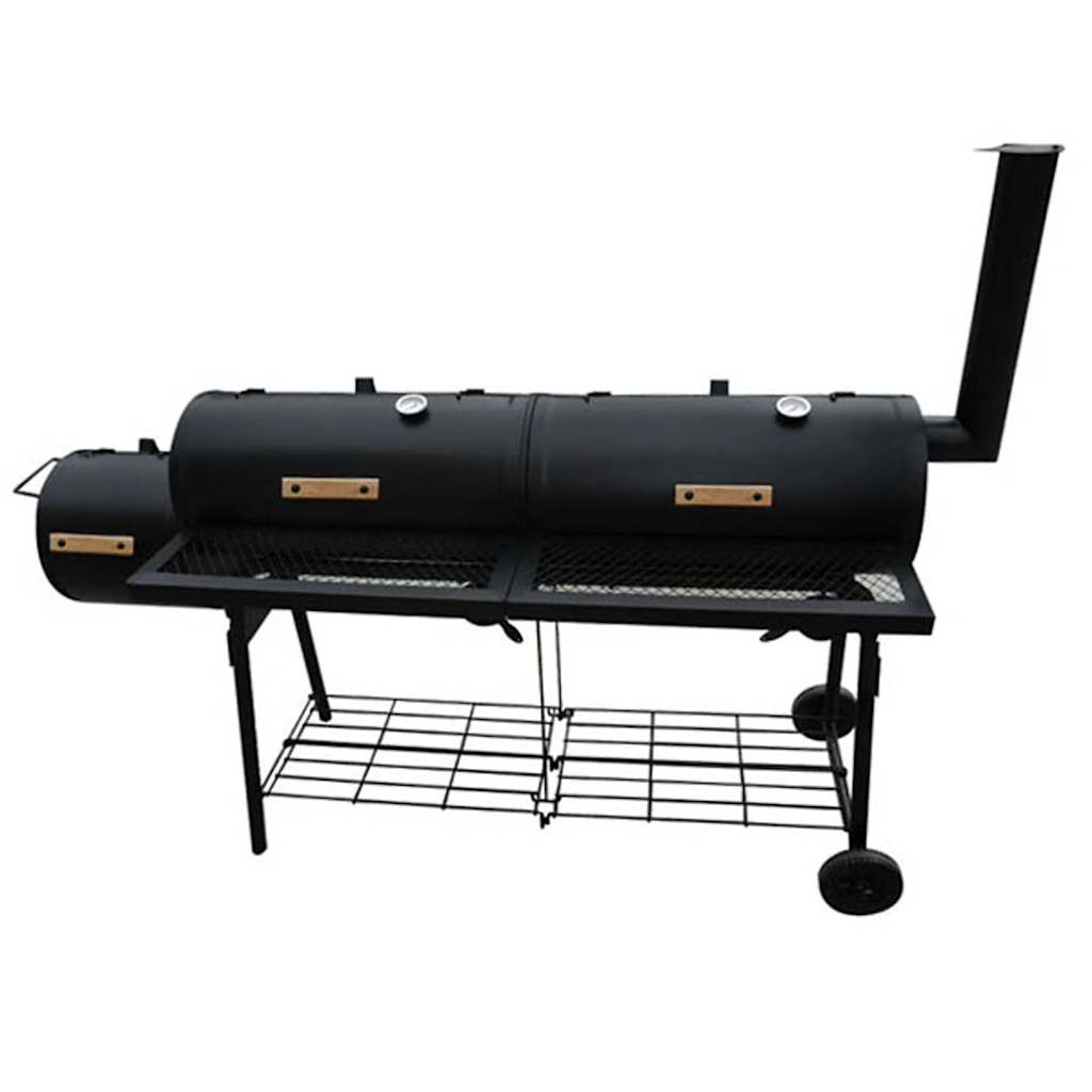 8718475802402_g_en_hd_1 vidaXL Smoker BBQ Nevada XL Black - Image 2