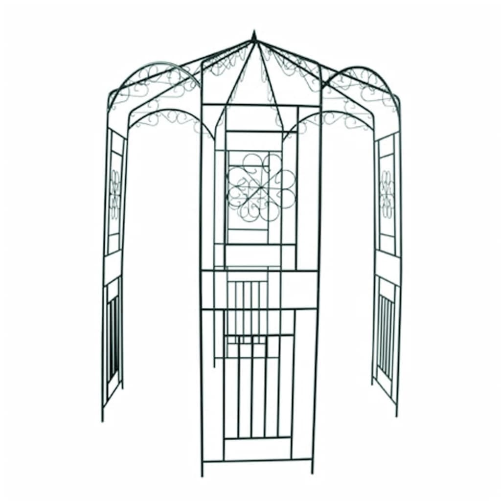 8718475802556_g_en_hd_1 vidaXL Garden Arch 250 cm Dark Green - Image 2
