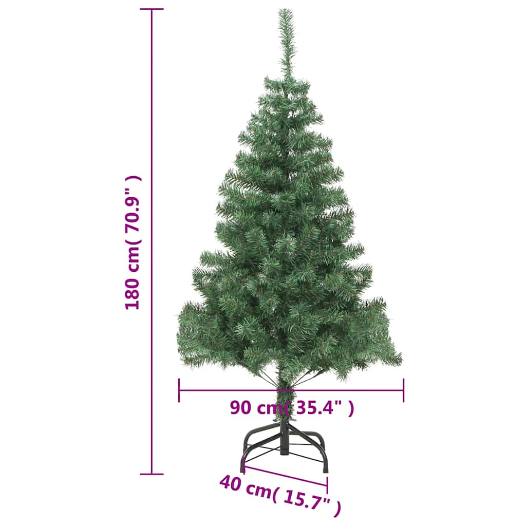 8718475805755_g_en_hd_6 vidaXL Artificial Christmas Tree with Stand 180 cm 564 Branches - Image 7