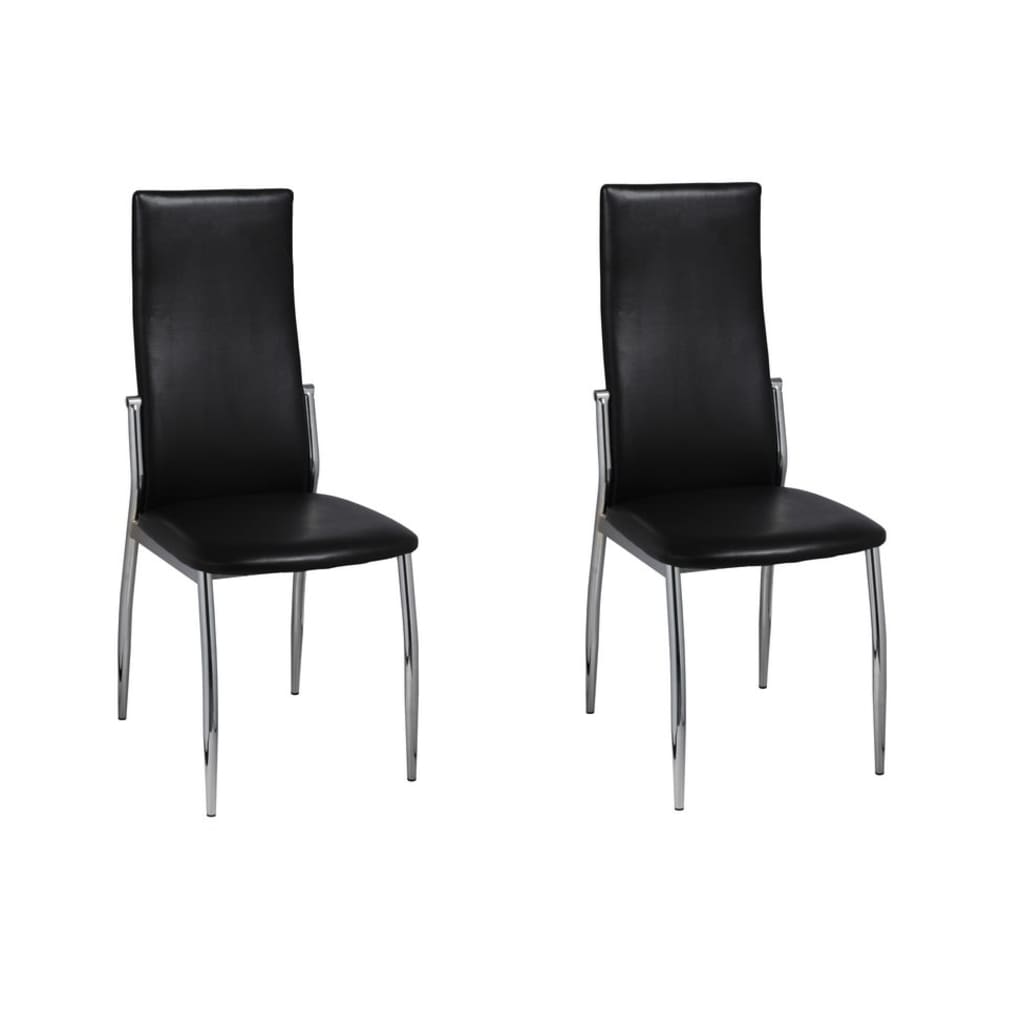 8718475809456_a_en_hd_1 vidaXL Dining Chairs 2 pcs Black Faux Leather - Image 2