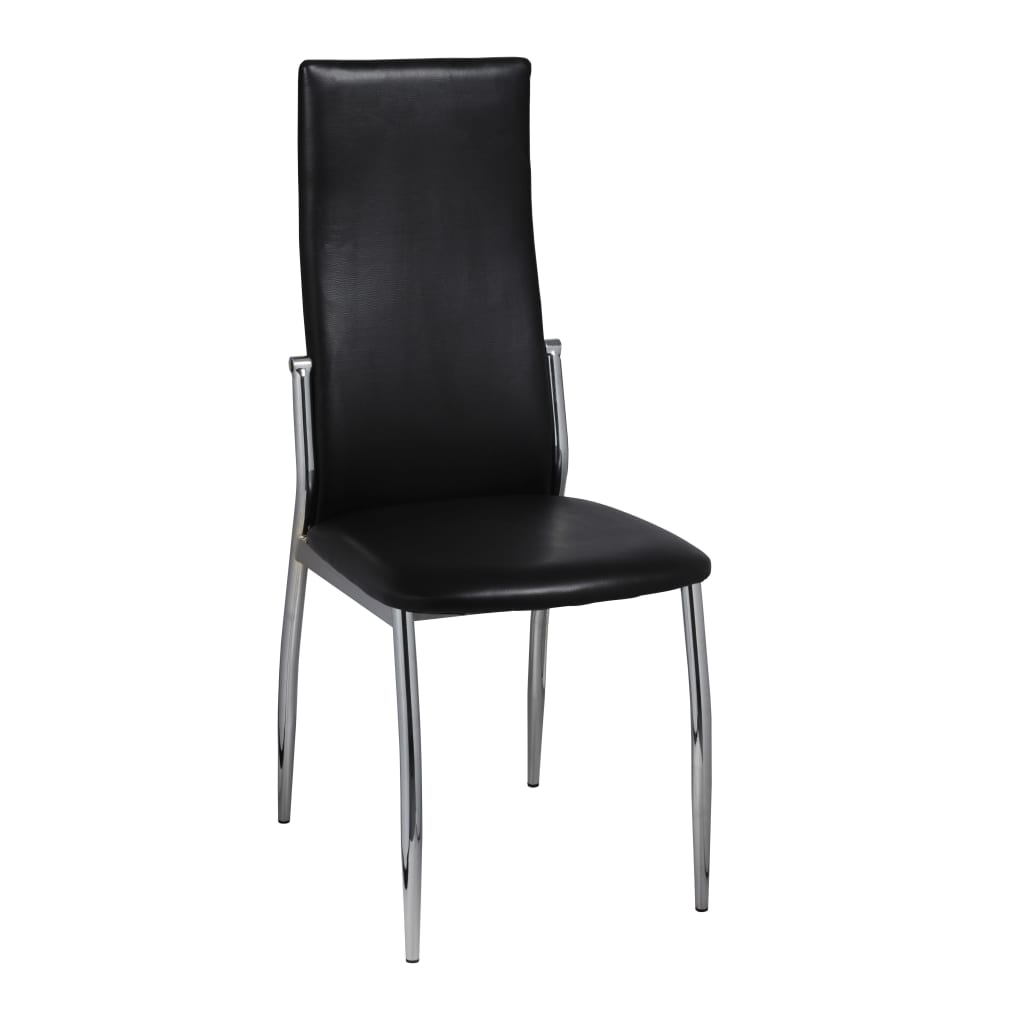 8718475809463_g_en_hd_1 vidaXL Dining Chairs 4 pcs Black Faux Leather - Image 3