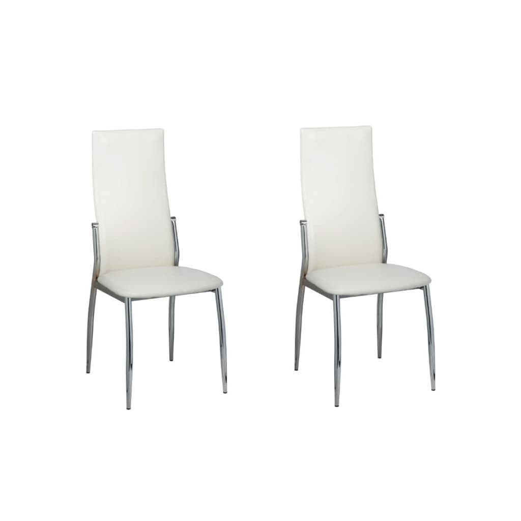 8718475809470_a_en_hd_1 vidaXL Dining Chairs 2 pcs White Faux Leather - Image 2