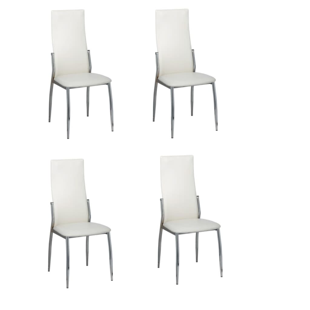 8718475809487_a_en_hd_1 vidaXL Dining Chairs 4 pcs White Faux Leather - Image 2