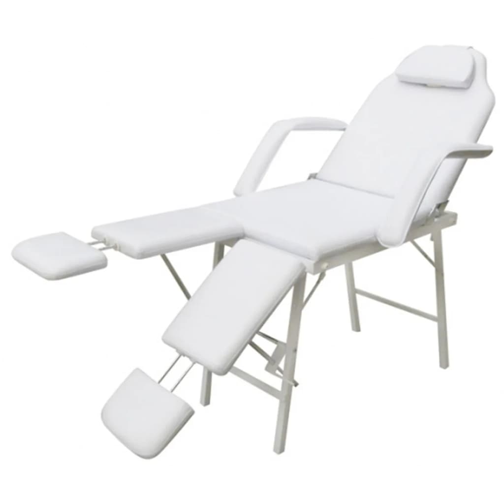 8718475813248_a_en_hd_1 vidaXL Portable Facial Treatment Chair Faux Leather 185x78x76 cm White - Image 1
