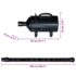 vidaXL Dog Hair Dryer with 3 Nozzles Black 2400 W - Image 6