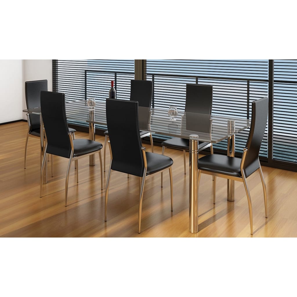 8718475822554_g_en_hd_1 vidaXL Dining Chairs 6 pcs Black Faux Leather - Image 2