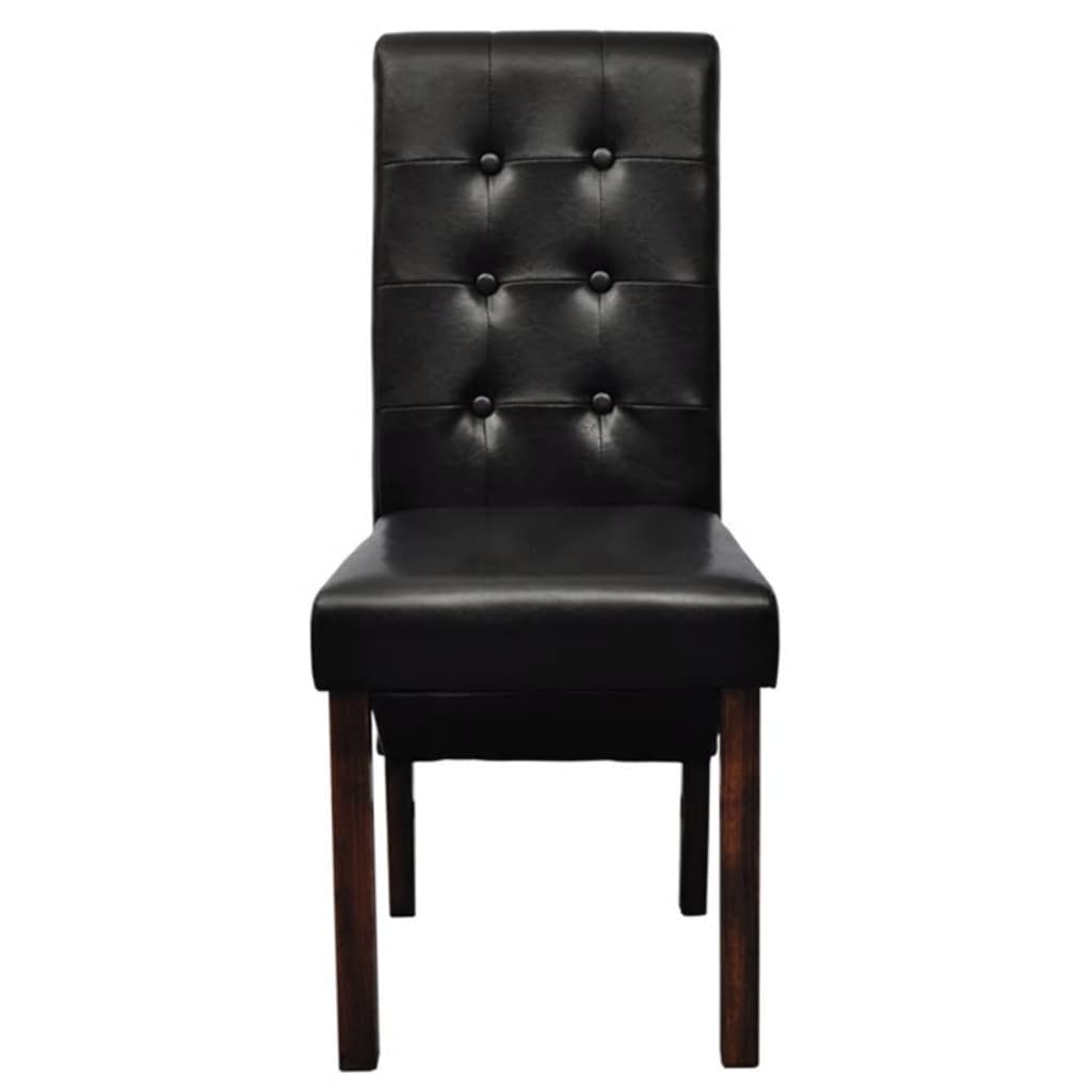 8718475826231_g_en_hd_2 vidaXL Dining Chairs 2 pcs Black Faux Leather - Image 3