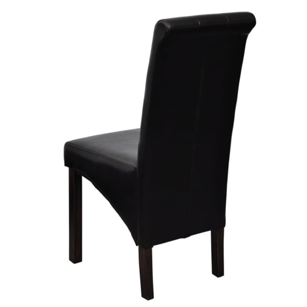 8718475826231_g_en_hd_3 vidaXL Dining Chairs 2 pcs Black Faux Leather - Image 4