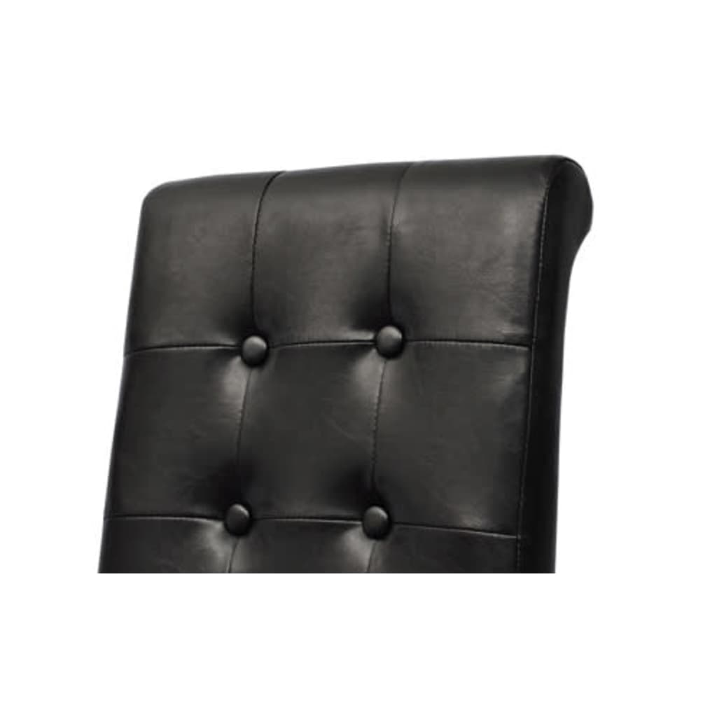 8718475826231_g_en_hd_4 vidaXL Dining Chairs 2 pcs Black Faux Leather - Image 5