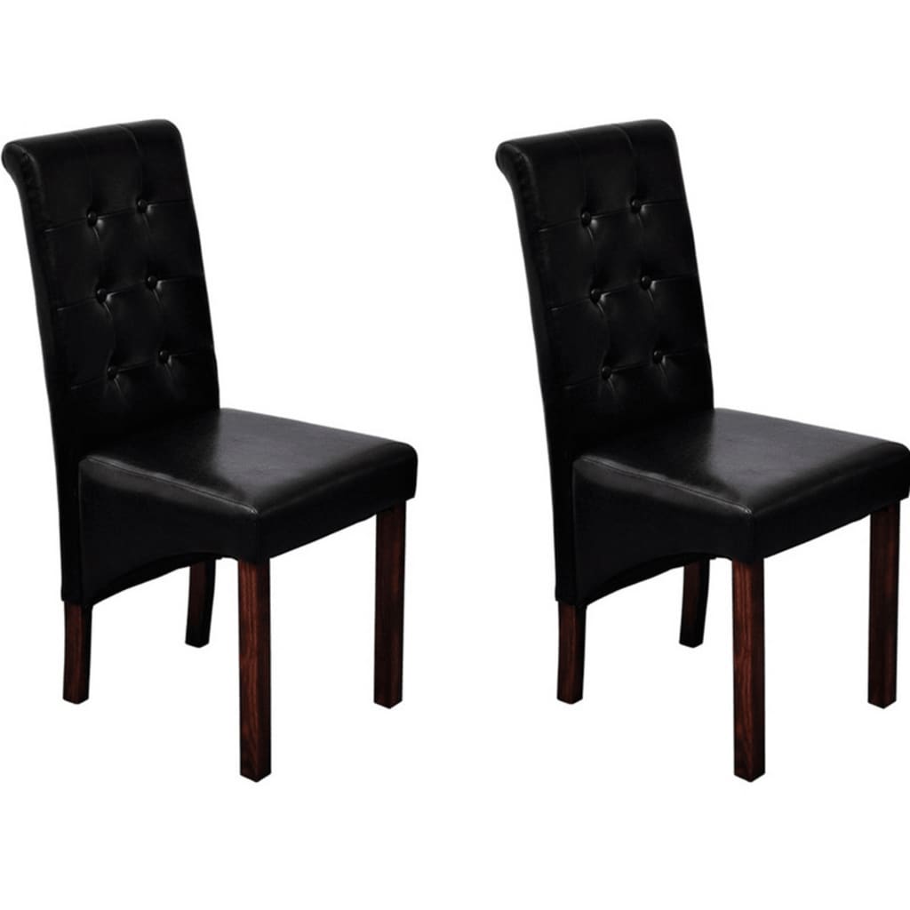 8718475826231_g_en_hd_6 vidaXL Dining Chairs 2 pcs Black Faux Leather - Image 7