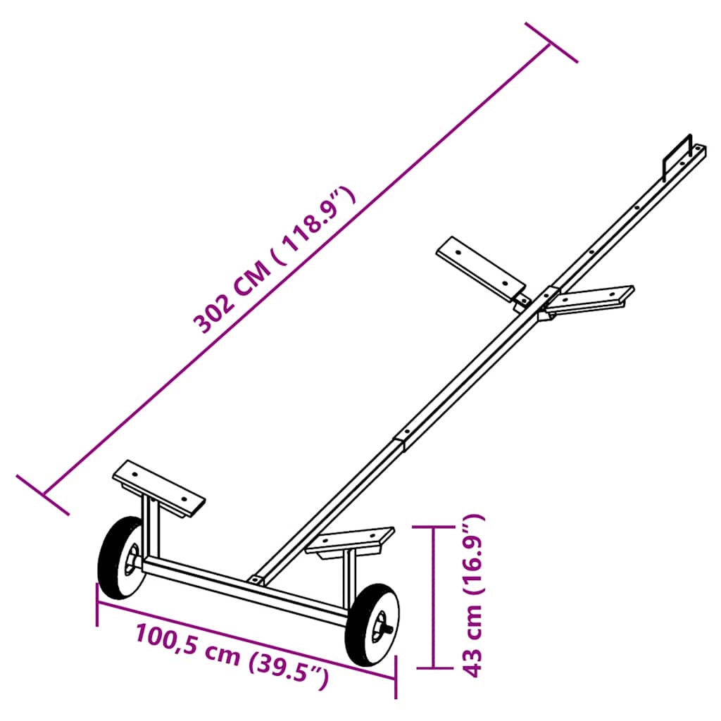 8718475826354_g_en_hd_7 vidaXL Boat Trailer 160 kg Load - Image 8